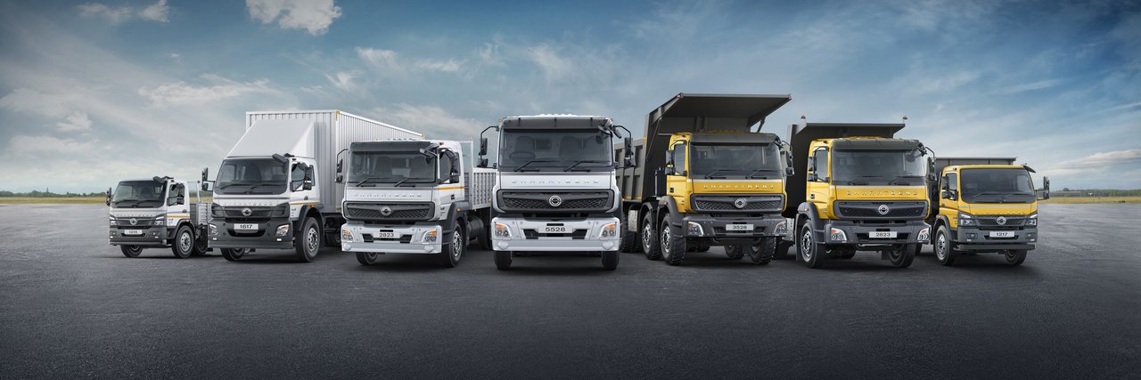 Heavy commercial trucks range